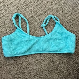 Light blue bikini top